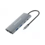 Conceptronic DONN06G 10-in-1 USB 3.2 Gen 1 dokstacija, HDMI, 100W USB PD, USB-C 5Gbps x 2, USB-A 5Gbps x 3, SD, TF/MicroSD, GbE