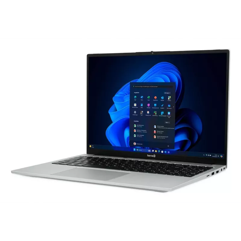 TERRA MOBILE 1410M Intel Core Ultra 5 125U klēpjdators 35,6 cm (14 collas) WUXGA 16 GB DDR5-SDRAM 512 GB SSD Wi-Fi 6 (802.11ax) Windows 11 Pro vācu melns, sudraba