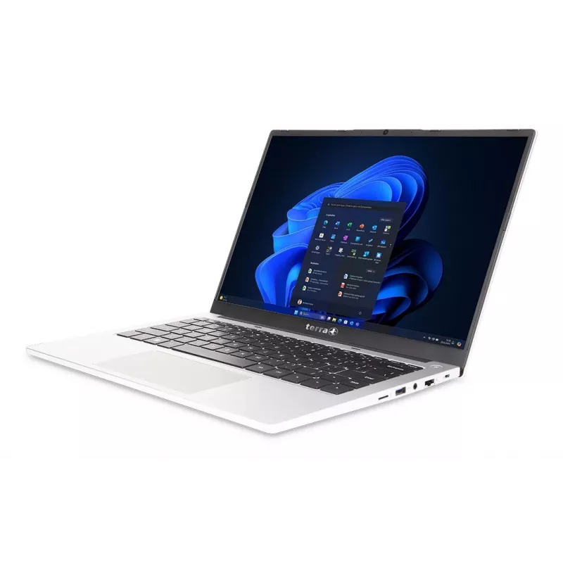 TERRA MOBILE 1410M Intel Core Ultra 5 125U klēpjdators 35,6 cm (14 collas) WUXGA 16 GB DDR5-SDRAM 512 GB SSD Wi-Fi 6 (802.11ax) Windows 11 Pro vācu melns, sudraba
