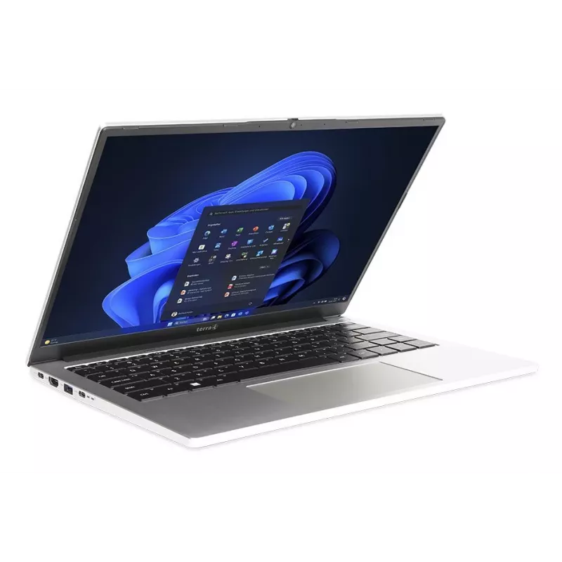 TERRA MOBILE 1410M Intel Core Ultra 5 125U klēpjdators 35,6 cm (14 collas) WUXGA 16 GB DDR5-SDRAM 512 GB SSD Wi-Fi 6 (802.11ax) Windows 11 Pro vācu melns, sudraba