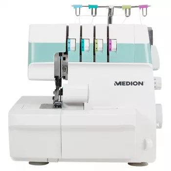 Medion Life Overlock SO90 šujmašīna (MD19169), tirkīza/balta