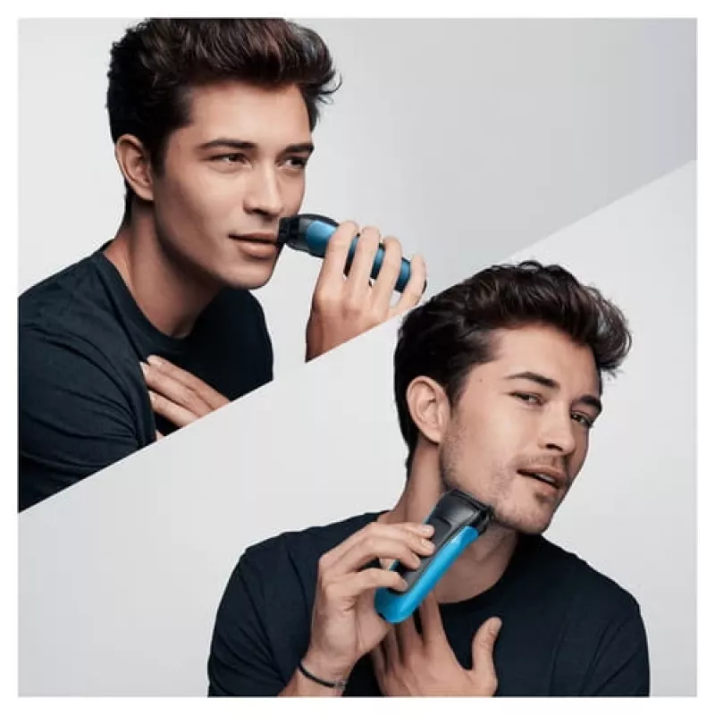 Braun Series 3 310s folijas skuveklis Trimmeris Melns, Zils