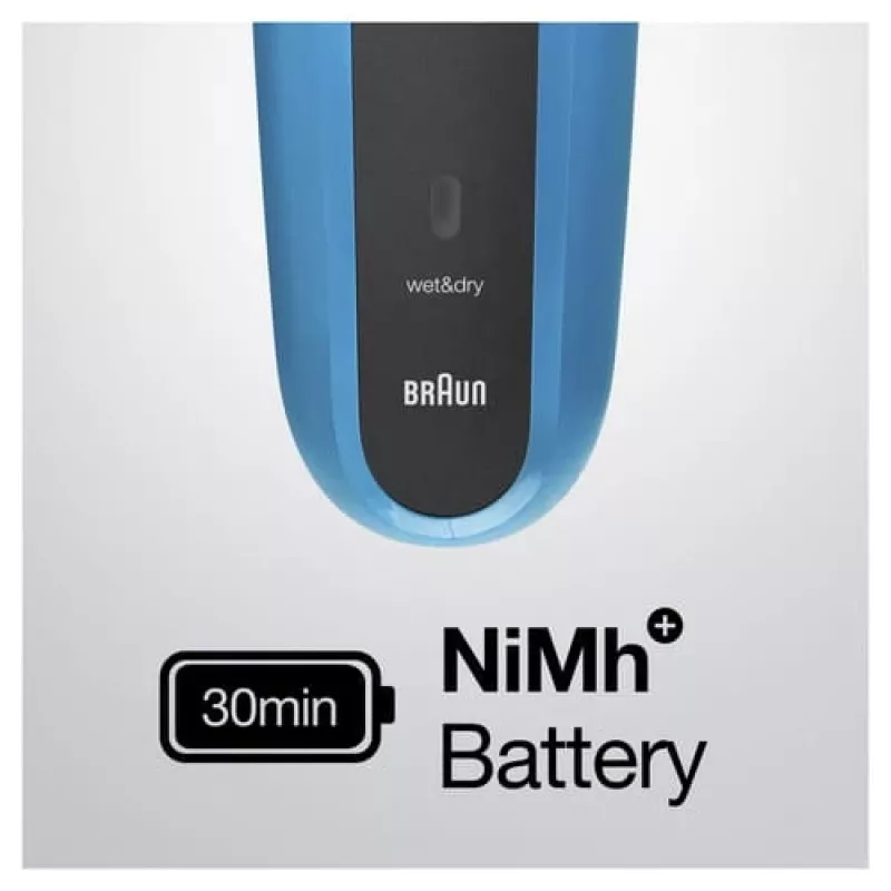 Braun Series 3 310s folijas skuveklis Trimmeris Melns, Zils