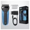 Braun Series 3 310s folijas skuveklis Trimmeris Melns, Zils