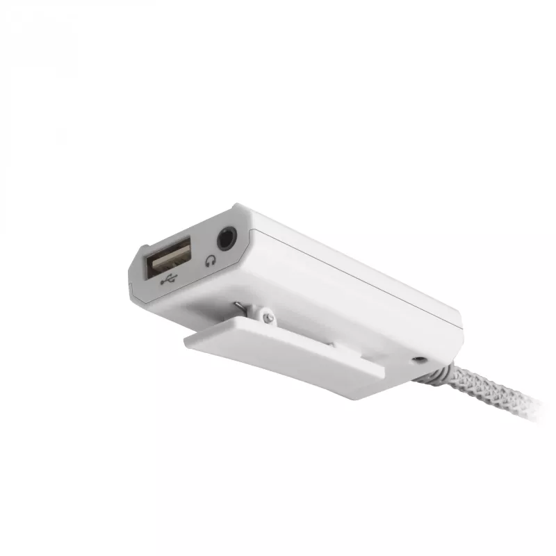 Audio karte Mars Gaming MSC2W 7.1 USB, balta, 3,5 mm