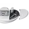 Mars Gaming MMWERGO bezvadu pele Ergonomic balta, labās rokas, mehāniska, RF bezvadu, 3200 DPI, balta