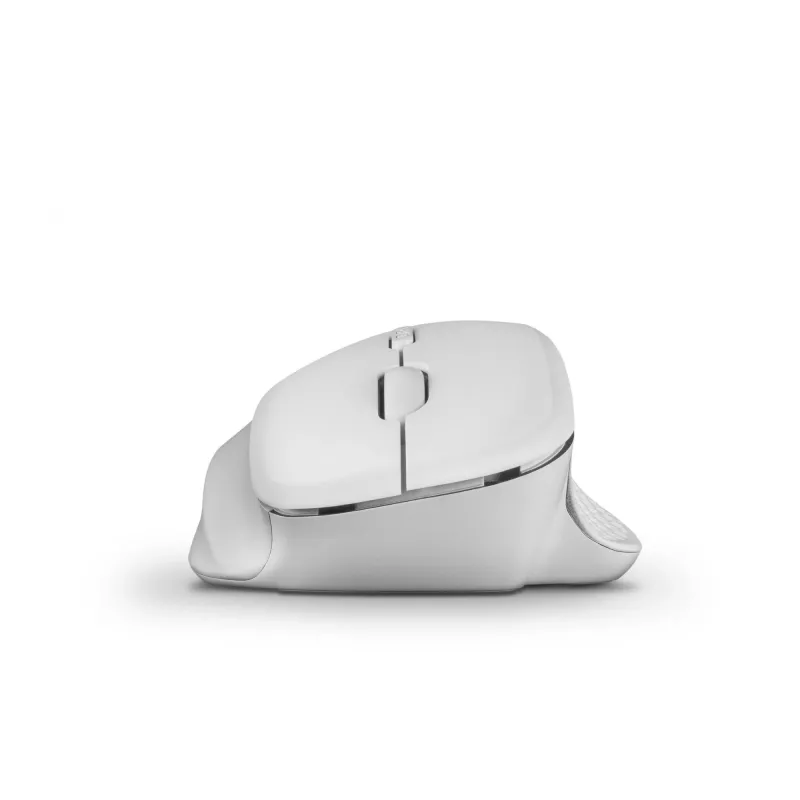 Mars Gaming MMWERGO bezvadu pele Ergonomic balta, labās rokas, mehāniska, RF bezvadu, 3200 DPI, balta