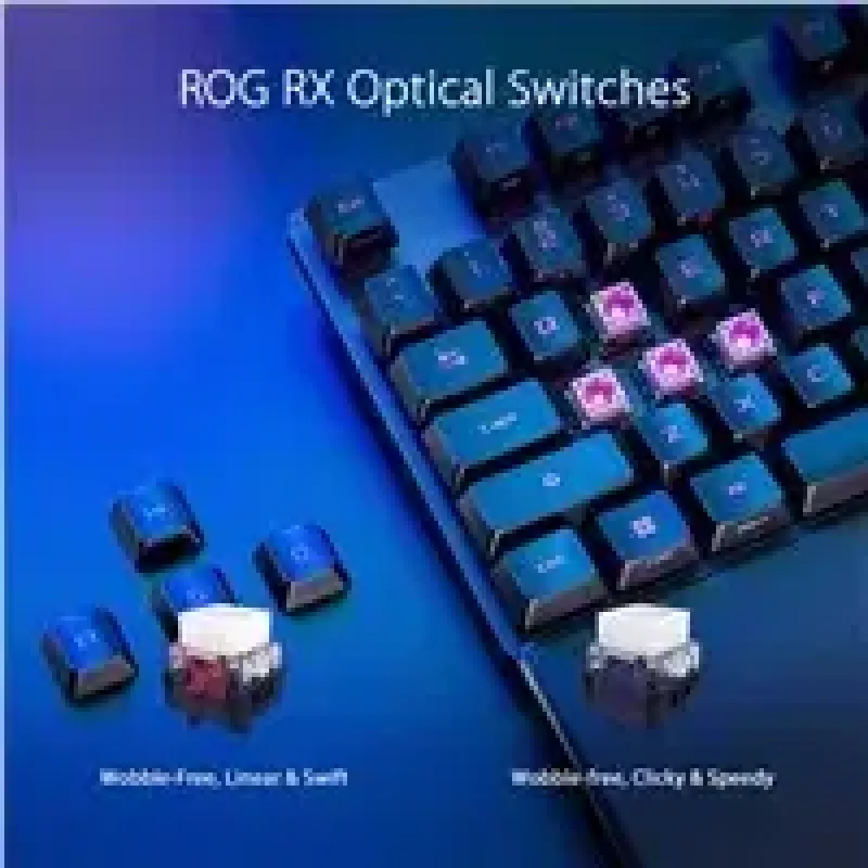 ASUS ROG Strix Scope II tastatūra Spēļu USB Melna