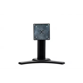 Monitora statīvs HANNspree 80-04000004G000 22–24 collu ekrāniem, VESA 75x75–100x100, 4.3 kg ietilpība, augstuma regulēšana, grozāms un noliecams, melns