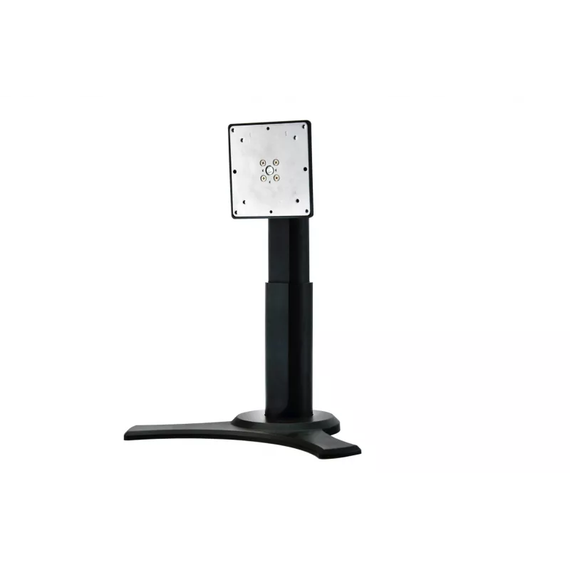 Monitora statīvs HANNspree 80-04000004G000 22–24 collu ekrāniem, VESA 75x75–100x100, 4.3 kg ietilpība, augstuma regulēšana, grozāms un noliecams, melns