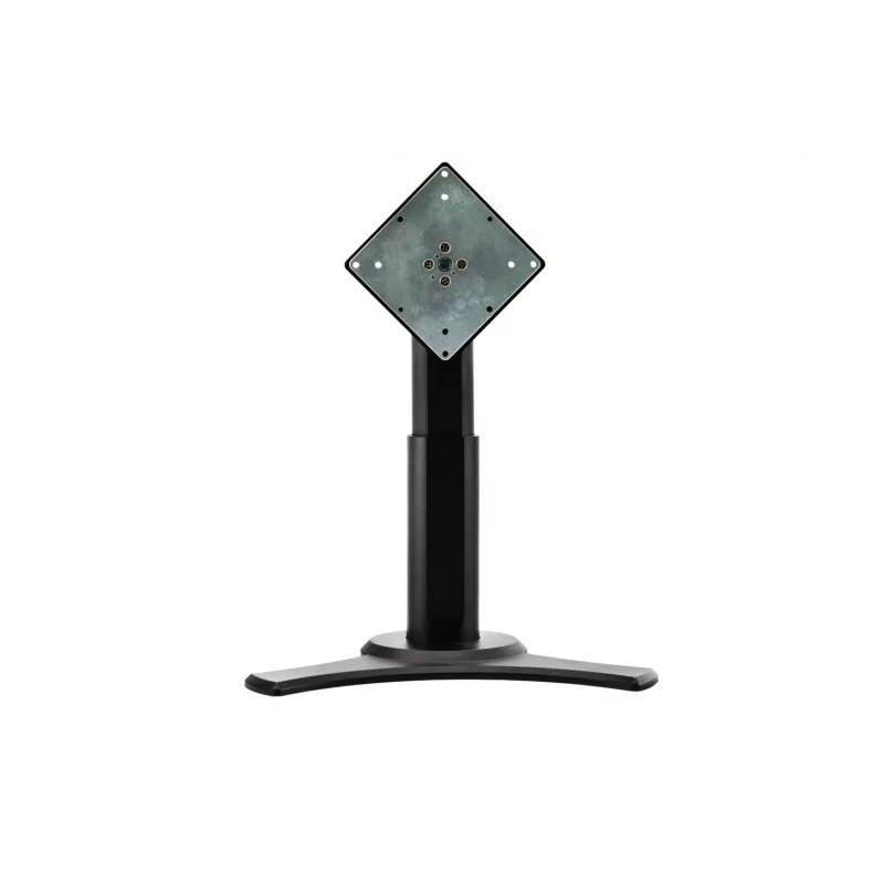 Monitora statīvs HANNspree 80-04000004G000 22–24 collu ekrāniem, VESA 75x75–100x100, 4.3 kg ietilpība, augstuma regulēšana, grozāms un noliecams, melns