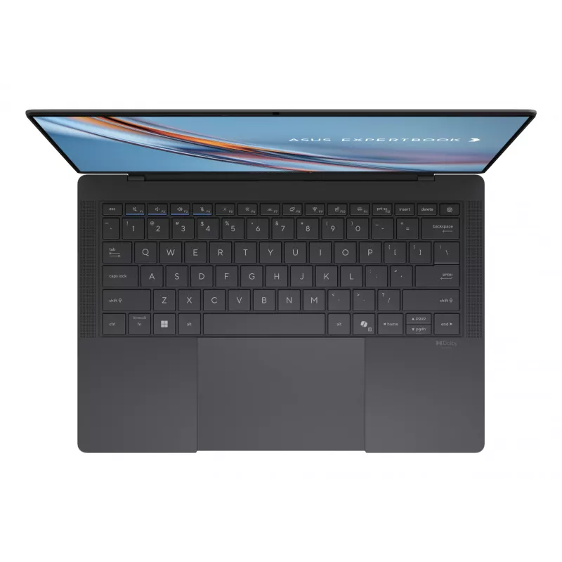 ASUS ExpertBook Ultra B9406CAA-TH0579X Copilot+ PC Intel Core Ultra 7 356H Klēpjdators 35,6 cm (14 collas) WQXGA+ 32 GB LPDDR5x-SDRAM 1 TB SSD Wi-Fi 7 (802.11be) Windows 11 Pro US International Pelēks