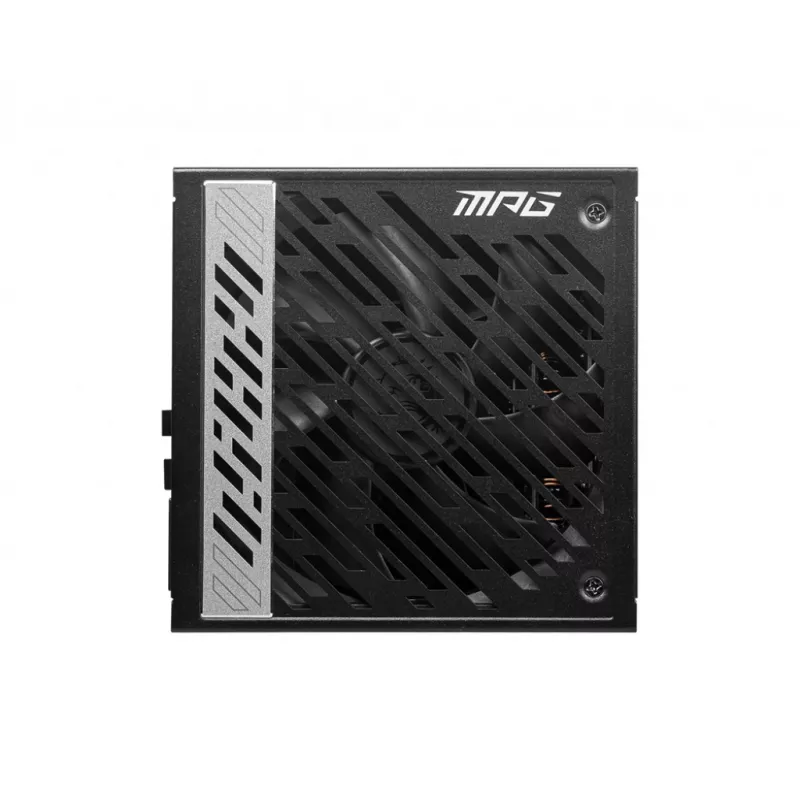 MSI MPG A1000G UK PSU '1000W, 80 Plus Gold sertificēts, pilnībā modulārs, 100% Japānas kondensatori, plakanie kabeļi, ATX barošanas bloks, UK strāvas vads, melns, atbalsta jaunākos GPU'