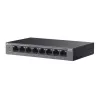 TP-Link LiteWave 8 portu gigabitu darbvirsmas slēdzis ar 8 portu PoE+