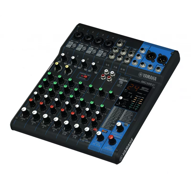 Yamaha MG10XU audio mikseris 10 kanālu melns