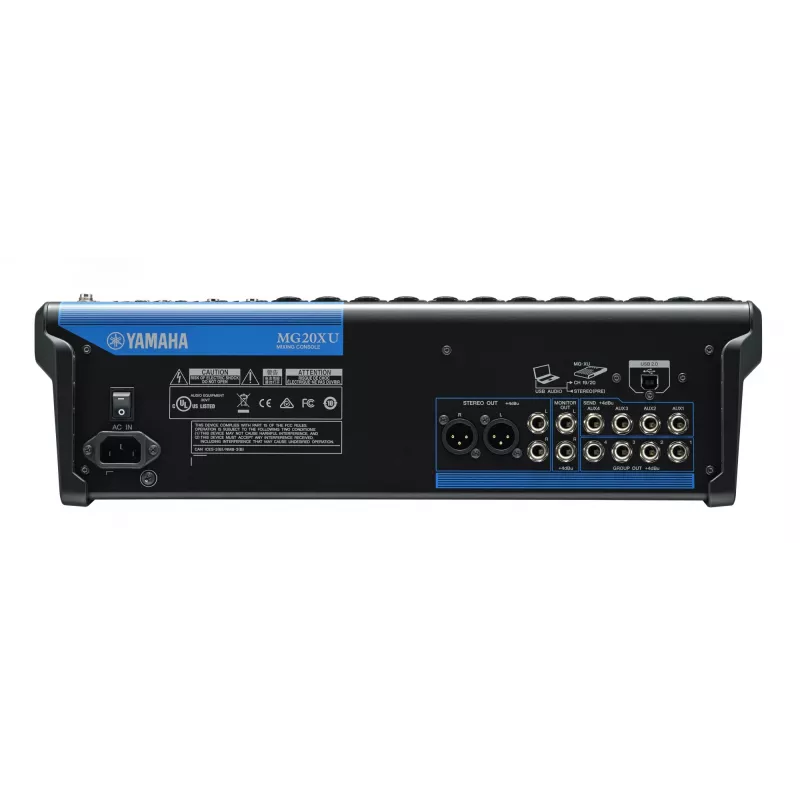 Yamaha MG20XU audio mikseris 20 kanāli Melns
