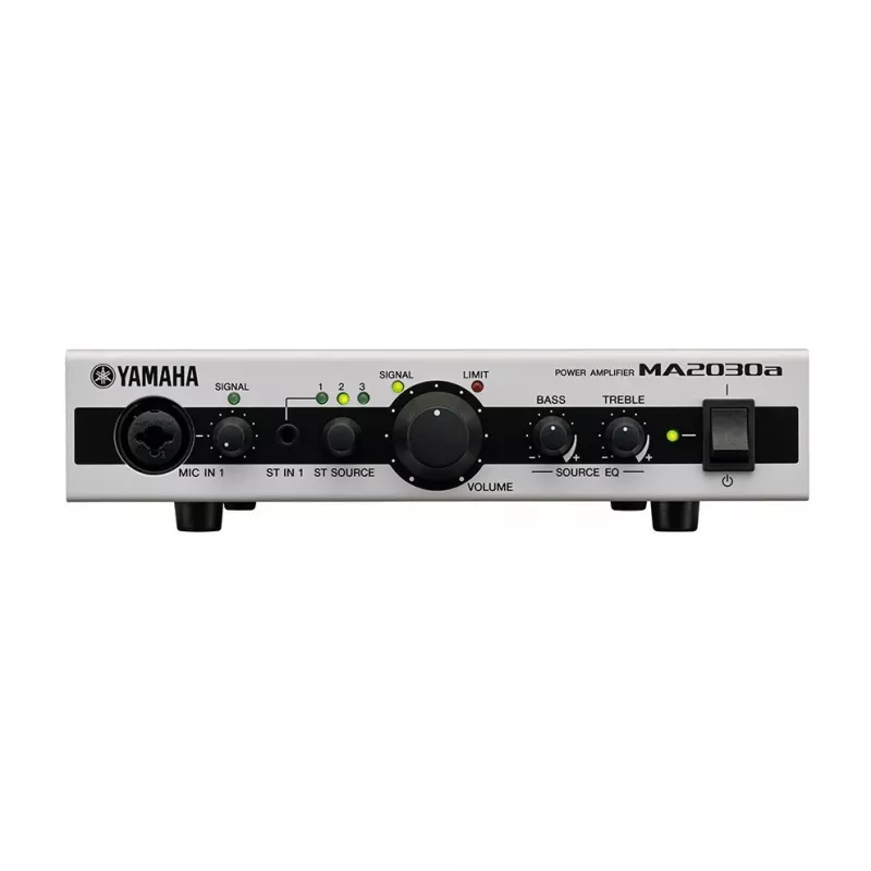 Yamaha MA2030A audio pastiprinātājs 2.0 kanālu Publiskās adreses (PA) sistēma Melns