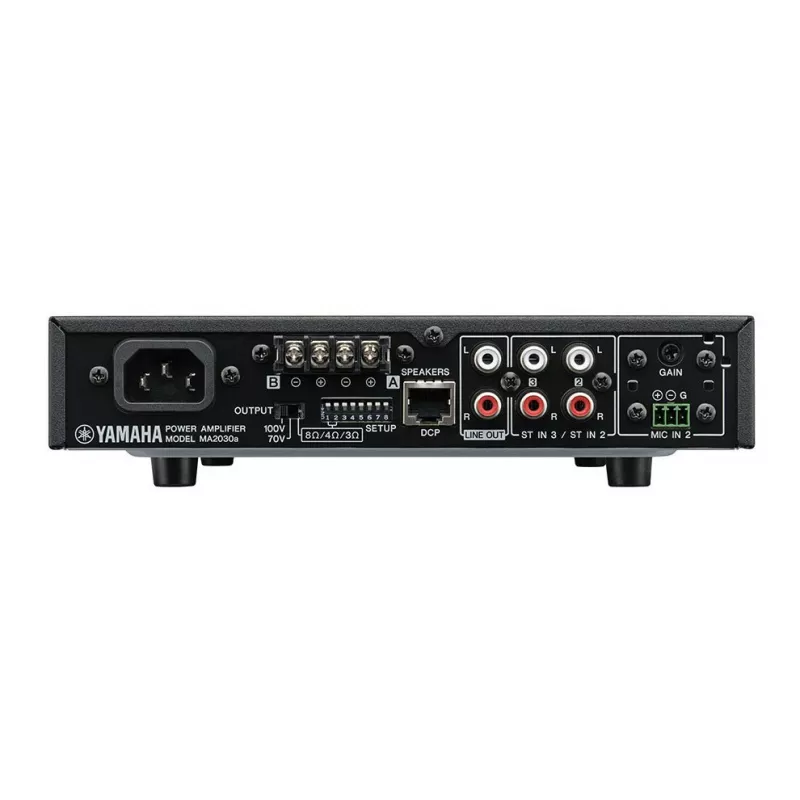 Yamaha MA2030A audio pastiprinātājs 2.0 kanālu Publiskās adreses (PA) sistēma Melns