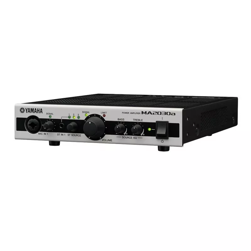 Yamaha MA2030A audio pastiprinātājs 2.0 kanālu Publiskās adreses (PA) sistēma Melns