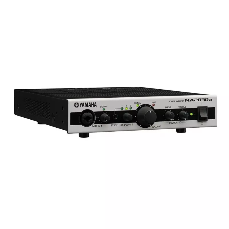 Yamaha MA2030A audio pastiprinātājs 2.0 kanālu Publiskās adreses (PA) sistēma Melns