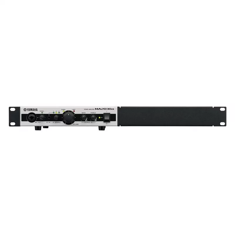 Yamaha MA2030A audio pastiprinātājs 2.0 kanālu Publiskās adreses (PA) sistēma Melns