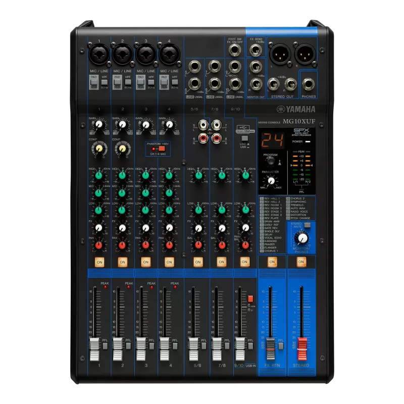 Yamaha MG10XUF audio mikseris 10 kanāli