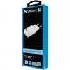 Sandberg Mini maiņstrāvas lādētājs USB 1A ES, iekštelpām, maiņstrāva, 5 V, melns, balts