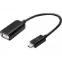 Sandberg OTG Adapter MicroUSB M – USB F, Micro-USB B, USB A, USB 2.0, Vīr./Siev., 0.48 Gbit/s, Melns