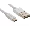 Sandberg MicroUSB Reversible kabelis 1m, 1 m, USB A, Micro-USB A, Sudraba, Balta