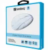 Sandberg Wireless Charger White Marble, USB, bezvadu uzlāde, PowerIQ, 1 m, melna, balta