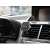 Sandberg In Car Magnetic Wireless Charger 15W, Auto, USB, bezvadu uzlāde, 1,2 m, melns
