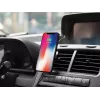 Sandberg In Car Magnetic Wireless Charger 15W, Auto, USB, bezvadu uzlāde, 1,2 m, melns