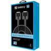 Sandberg Monitora kabelis DVI-DVI 2 m, 2 m, melns, vīr./vīr., 145 mm, 35 mm, 205 mm