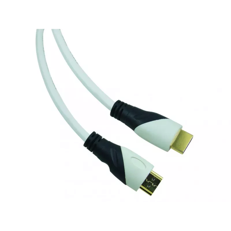 Sandberg HDMI 1.4 19M-19M, 1m, 1 m, HDMI Type A (Standard), HDMI Type A (Standard), melns, balts