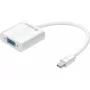 Sandberg adapteris Mini DisplayPort>VGA, Mini DisplayPort, VGA (D-Sub), Vīrišķais, Sievišķais, 1920 x 1080 pikseļi, 1920 x 1080 (HD 1080)