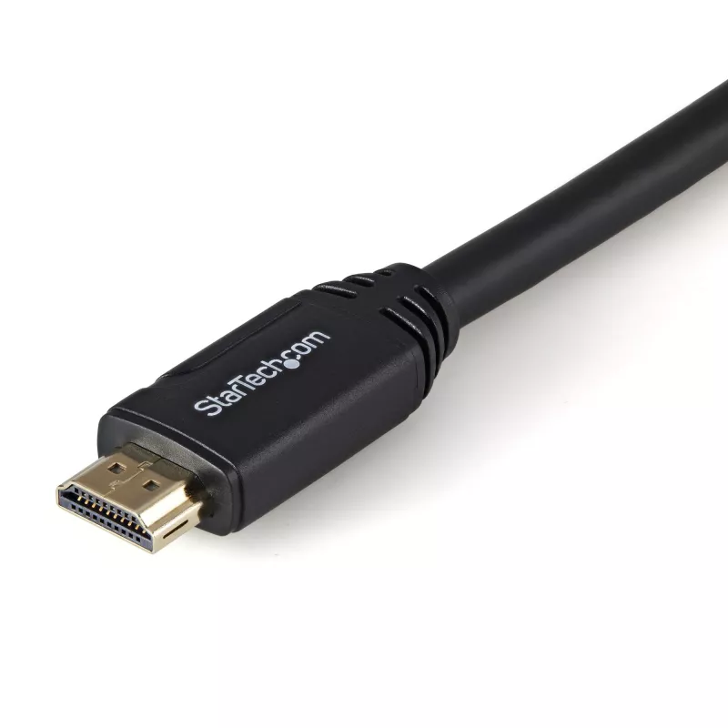 StarTech.com 9,8 pēdas (3 m) HDMI 2.0 kabelis, 4K Premium sertificēts ātrdarbīgs HDMI kabelis ar Ethernet, 4K 60Hz HDR10, UHD HDMI kabelis/vads, vīr./vīr. satveršanas savienotāji