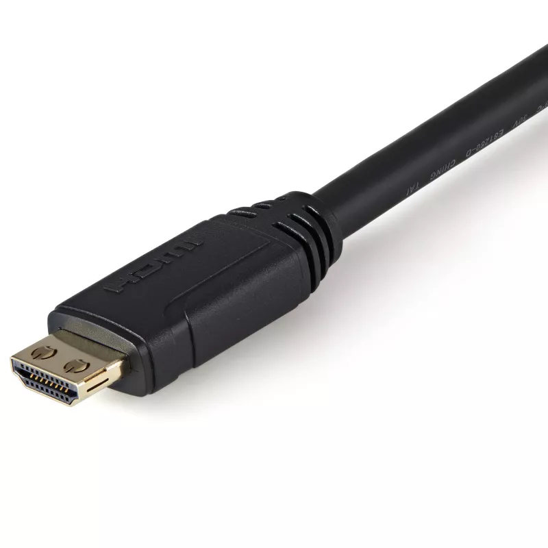 StarTech.com 9,8 pēdas (3 m) HDMI 2.0 kabelis, 4K Premium sertificēts ātrdarbīgs HDMI kabelis ar Ethernet, 4K 60Hz HDR10, UHD HDMI kabelis/vads, vīr./vīr. satveršanas savienotāji