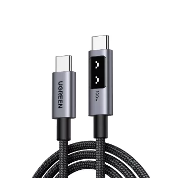Ugreen 35501 USB kabelis 1 m USB C Melns
