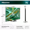 Hisense 75E8S TV 190,5 cm (75 collu) 4K Ultra HD viedtelevizors Wi-Fi pelēks 400 cd/m²