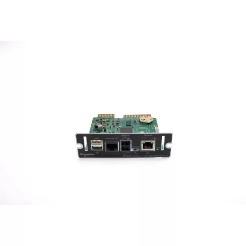 Tīkla pārvaldības karte APC AP9643 — iekšējā bezvadu karte, IEEE 802.1x, melna