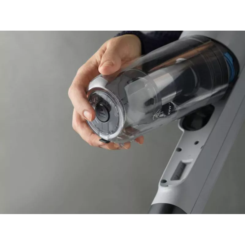 Electrolux EP71B14WET putekļsūcējs ar spieķi Baterija Sausā Tvertne bez maisiņa 0,3 l zila 4 Ah