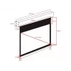 Multibrackets M 16:9 Motorizēts projekcijas ekrāns 240x135, 108 collas