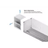 Multibrackets M 1:1 motorizēts projekcijas ekrāns 240x240, 135 collu, balta izdevums