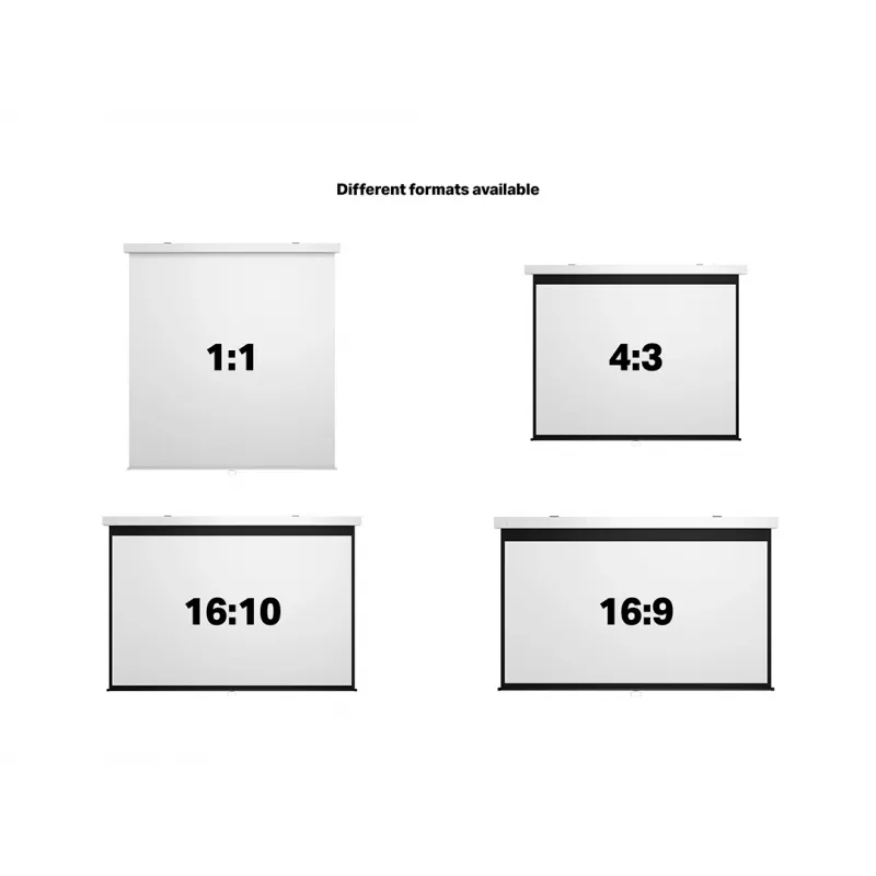 Multibrackets M 1:1 motorizēts projekcijas ekrāns 240x240, 135 collu, balta izdevums