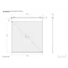 Multibrackets M 1:1 motorizēts projekcijas ekrāns 240x240, 135 collu, balta izdevums