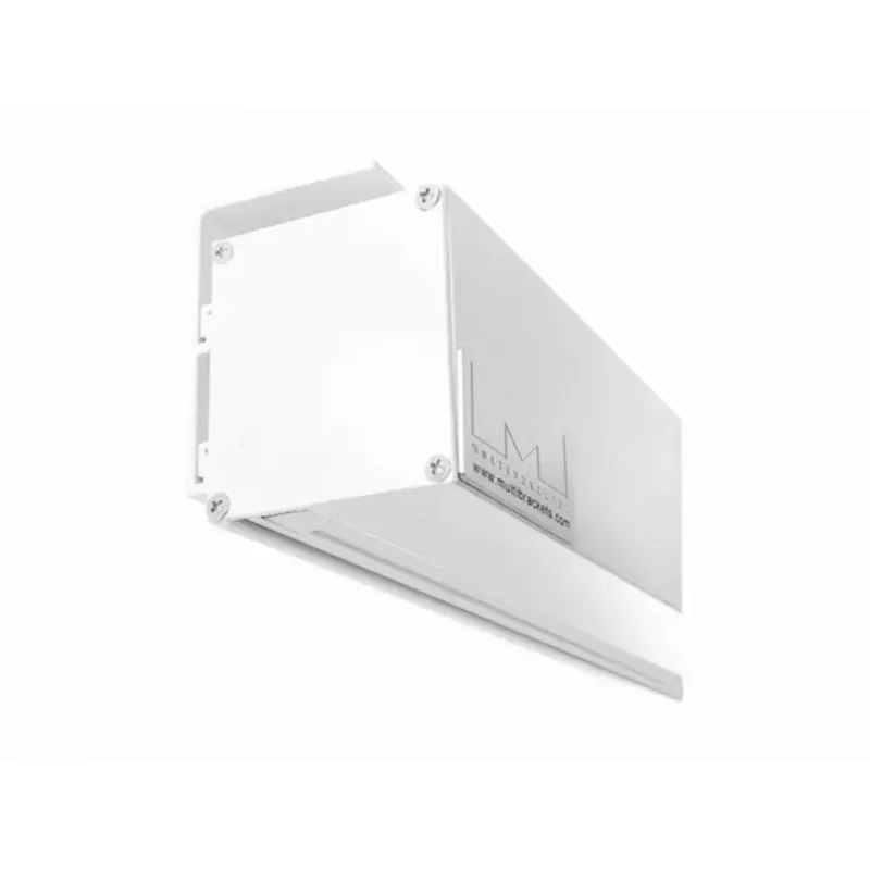 Motorizēts projekcijas ekrāns MULTIBRACKETS M 16:10 90 collas (redzamais laukums 193,9×121,2 cm) matēti balts, melns/balts