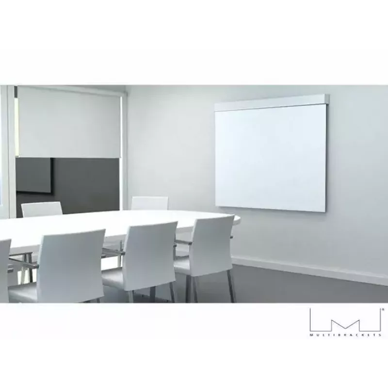 Motorizēts projekcijas ekrāns MULTIBRACKETS M 16:10 90 collas (redzamais laukums 193,9×121,2 cm) matēti balts, melns/balts