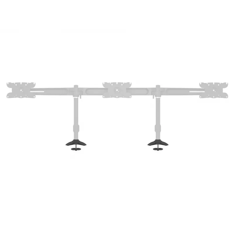 Caurlaides pamatne Multibrackets M Desktopmount viena/dubultā/trīskāršā monitora statīviem melna modelis