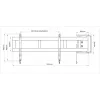 Multibrackets M Universal Swing Arm 180 Degrees Large Melns 75 kg 48-69 inch