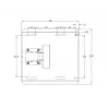 Multibrackets M Universal Swing Arm 180 Degrees Large Melns 75 kg 48-69 inch